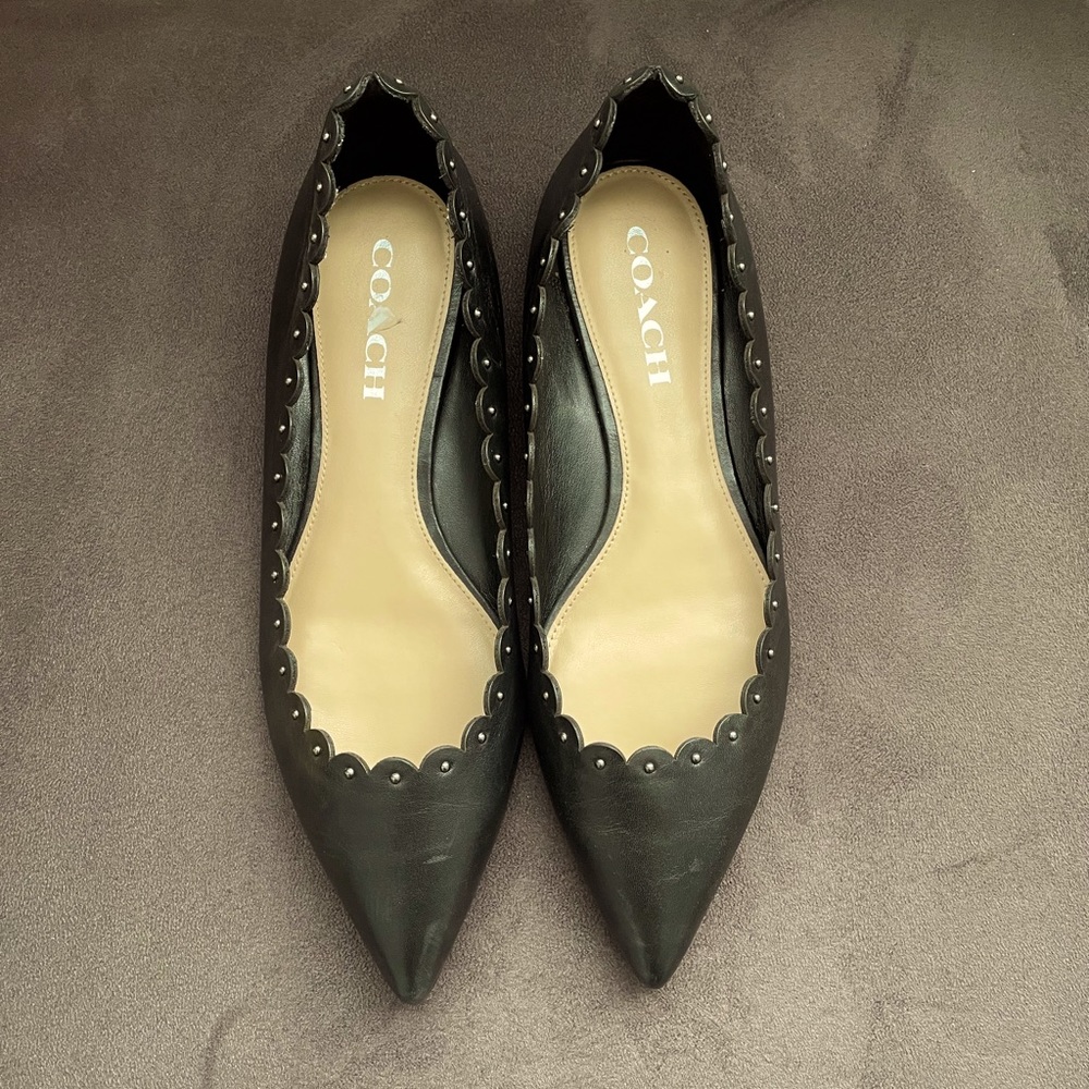 Coach pointed toe Flats